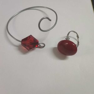 Goth Bracelet And Ring 🥀🕸️