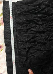 Cute Black Mini Skorts