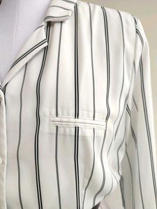Striped Button-Up Top