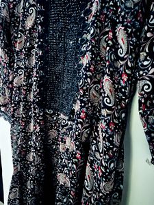 Paisley Print Dress