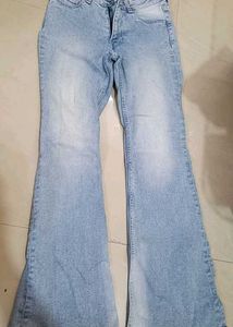 Light Wash Flare Jeans