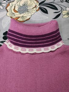 Striped Turtleneck Sweater