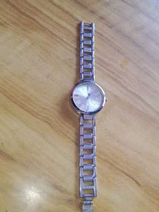 Classic Silver-Tone Unisex Watch