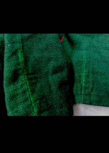 Green color Cotton Blouse, Fixed price