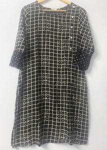 Max Classy Black Kurta