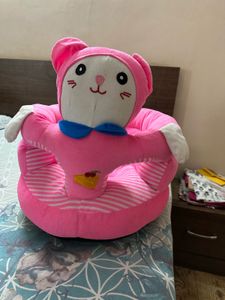 Pink Bunny Baby Support Seat