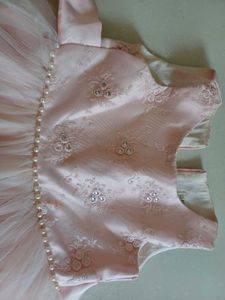 Peach Beautiful Frock