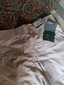 Beige Casual Pants