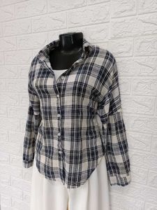 Imported Cotton Checkered Shirt
