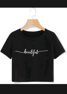 Black Crop Top