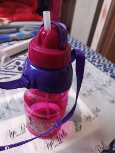 Sipper Water Bottle With Straw For Kids .