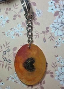 Heart Resin Keychain