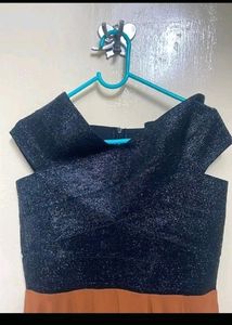 Off shoulder gown