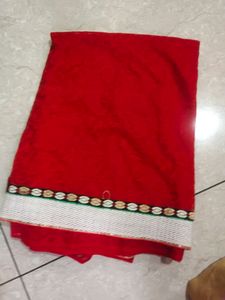 Beautiful Red Colour Saree