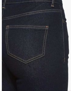 grab high navy blue slim fit jeans