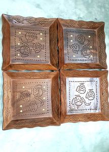 New Designer Wooden Tray Set