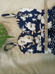 Floral Polka Print Dress