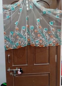 Floral Embroidered Net Dupatta