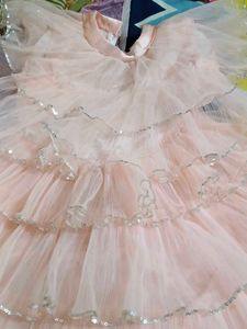 Pink Ruffle Tulle Dress