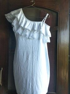 Cotton Bodycon Lace Dress