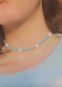 Daisy Beaded Necklaces💙