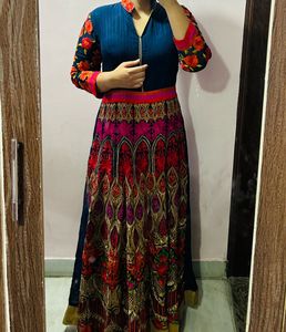 Embroidered Anarkali Dress