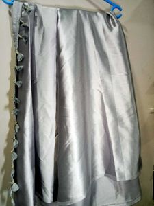 Elegant Grey Saree