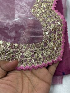 Elegant Purple Saree