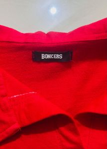Red Bonkers Crop Top