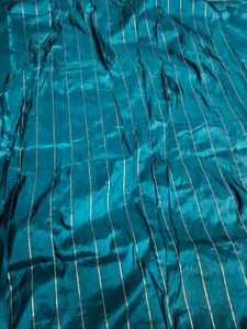 Teal Banarasi Saree