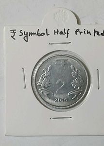 2 Two Rupees Error Coins
