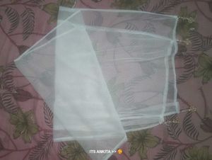Elegant White Dupatta