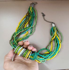 Beads Multicolored Neckpiece
