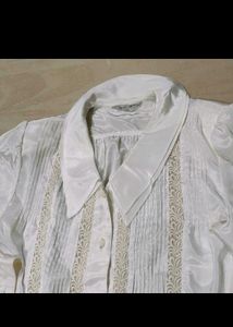 Vintage White shirt - slik stain