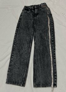 Zara Charcoal Straight Fit Jeans