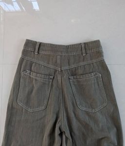 Vintage Style Wide Leg Jeans