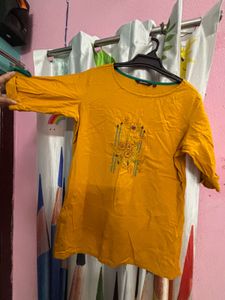 Mustard Yellow Tunic Top