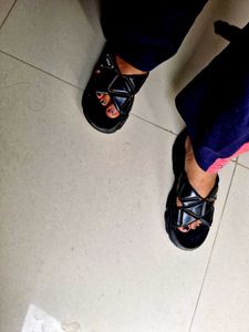 Black Geometric Slides