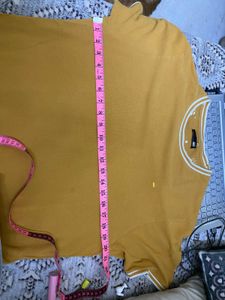 Round Neck T Shirt Mustard