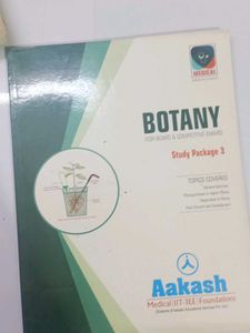 Aakash Botany Study Package| Set of 3 books