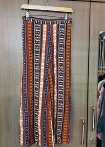 Patterned Wide Trousers | M size