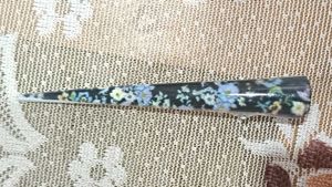 Blurry floral print Hair Claw 🌸