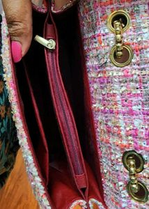 Pink Sturdy Sling Bag