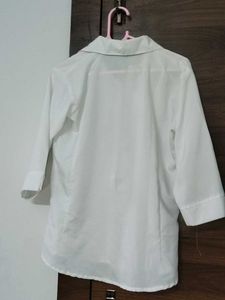 White 3/4 Sleeve Blouse