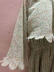 Floral Print Midi Dress