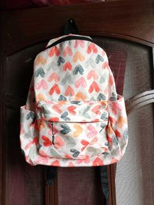 Heart Print Backpack
