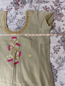 Home-stitched Kurti 🤍