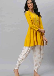 Yellow Embellished Top