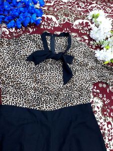 Animal Print Jump Suit