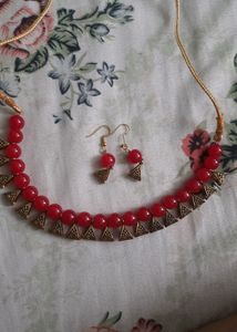 *Combo* Pendant And Pearl Set